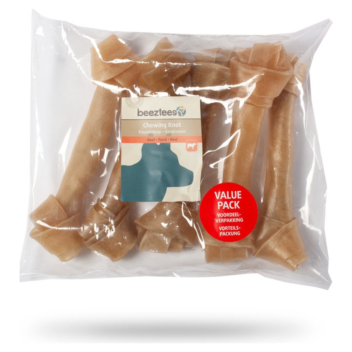 Beeztees Kauspielzeug Kauknoten Rinderhaut günstig online kaufen