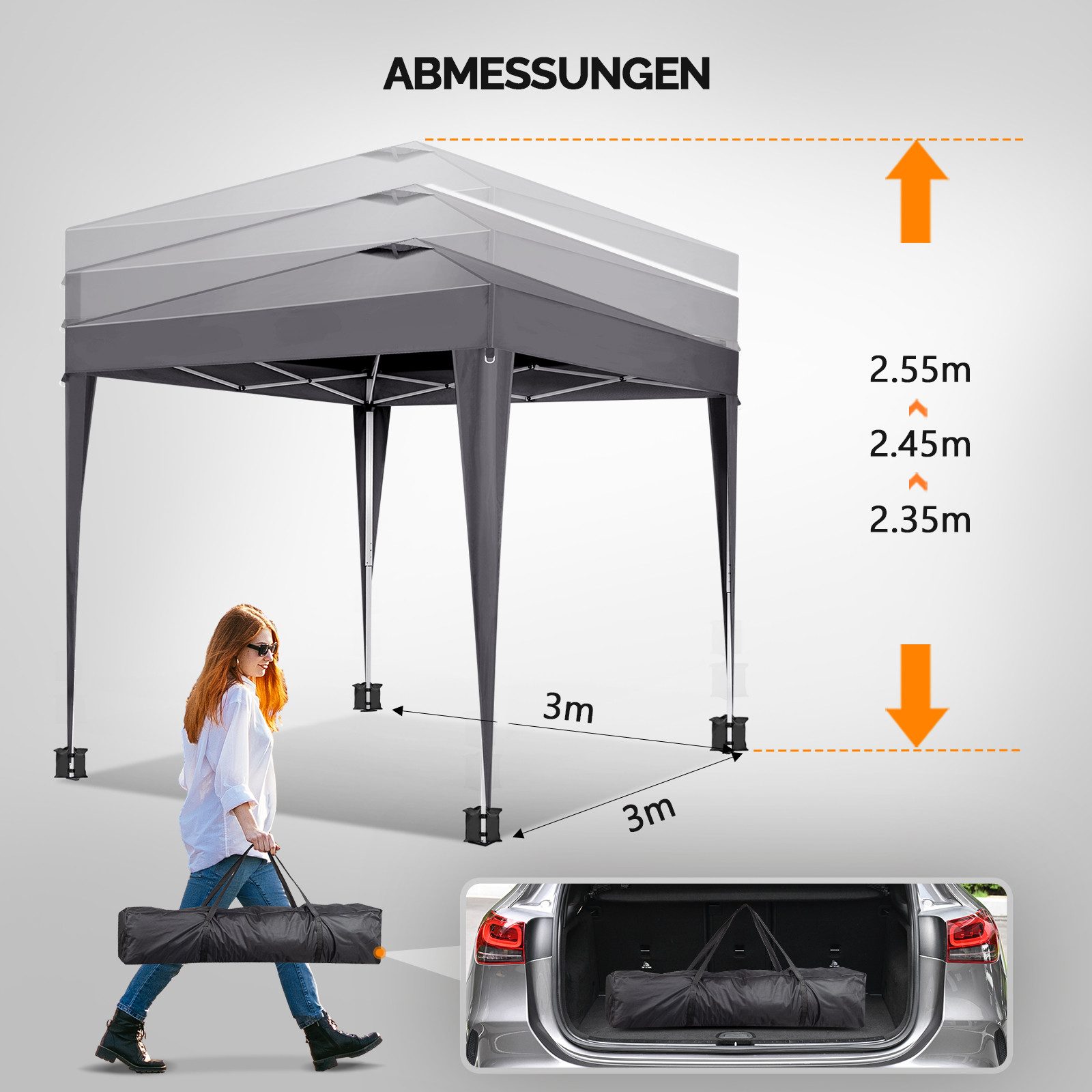 VINGLI Faltpavillon Pop Out Faltpavillon, BxT: günstig online kaufen