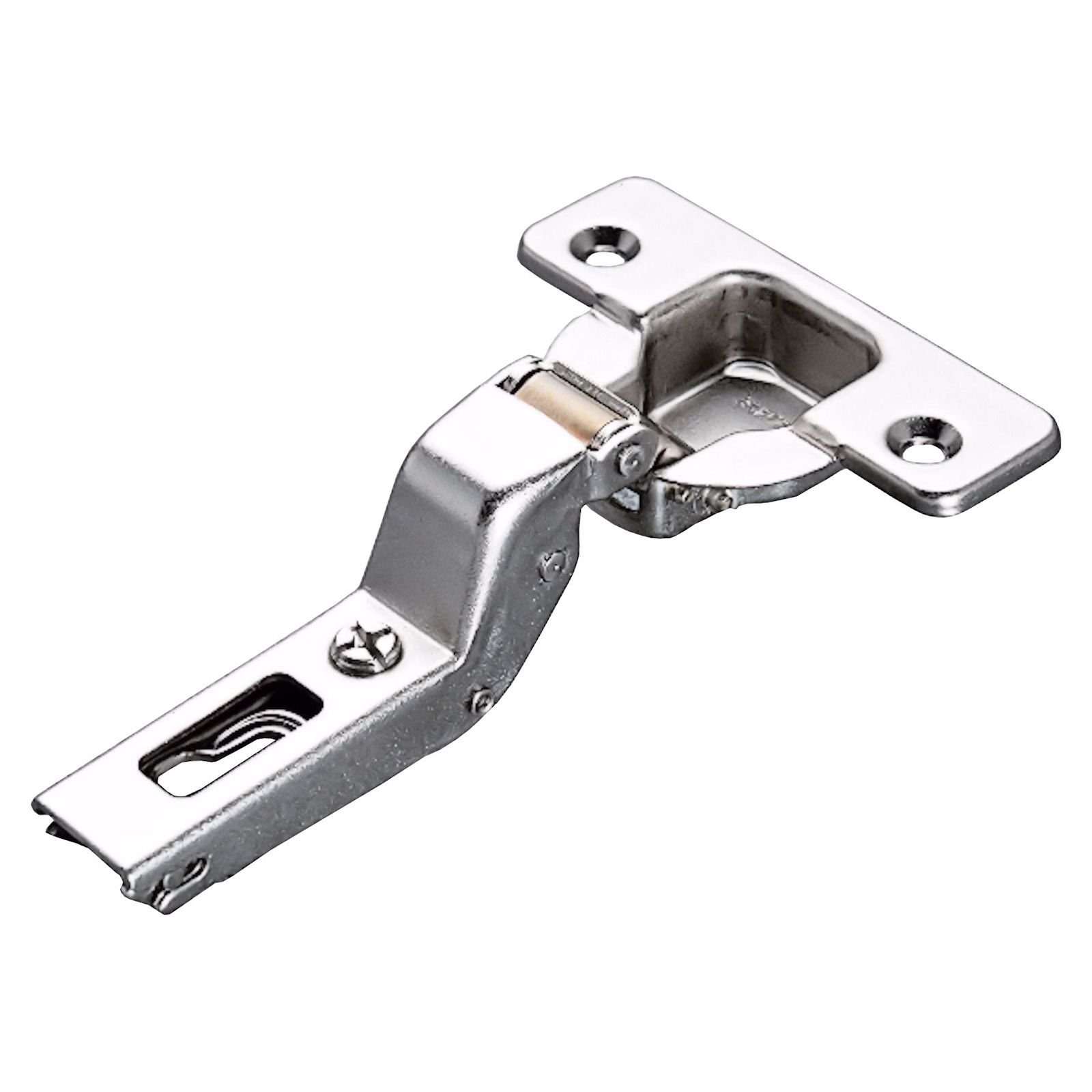 SO-TECH® Möbelbeschlag 2 Stück Salice Topfband Serie 200 S200 110° (2 St), Bohrbild T45 Nickel matt MPL Linear H3 Schrankscharnier