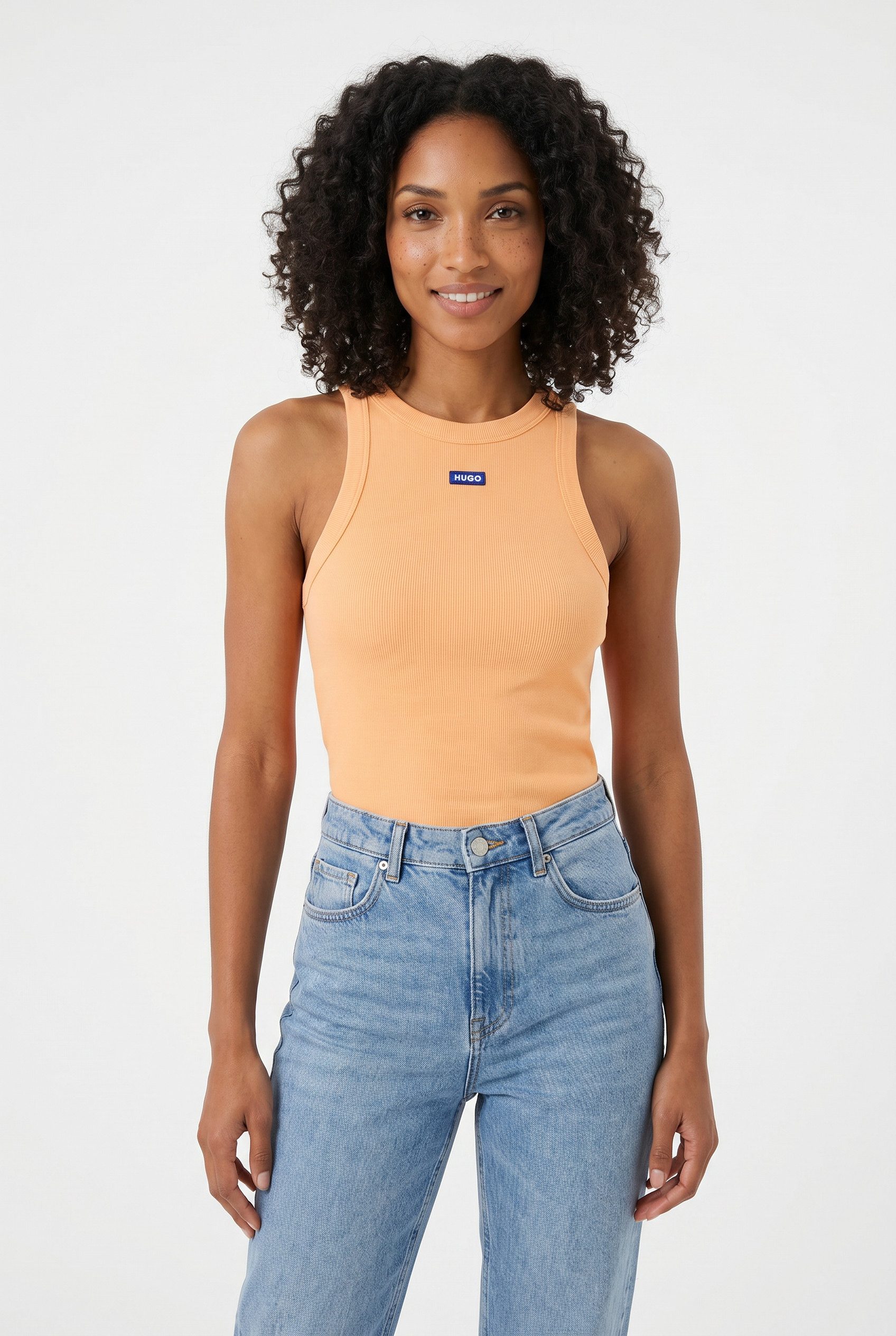 HUGO Tanktop Easy Tank Stretch-Baumwolle, Slim Fit