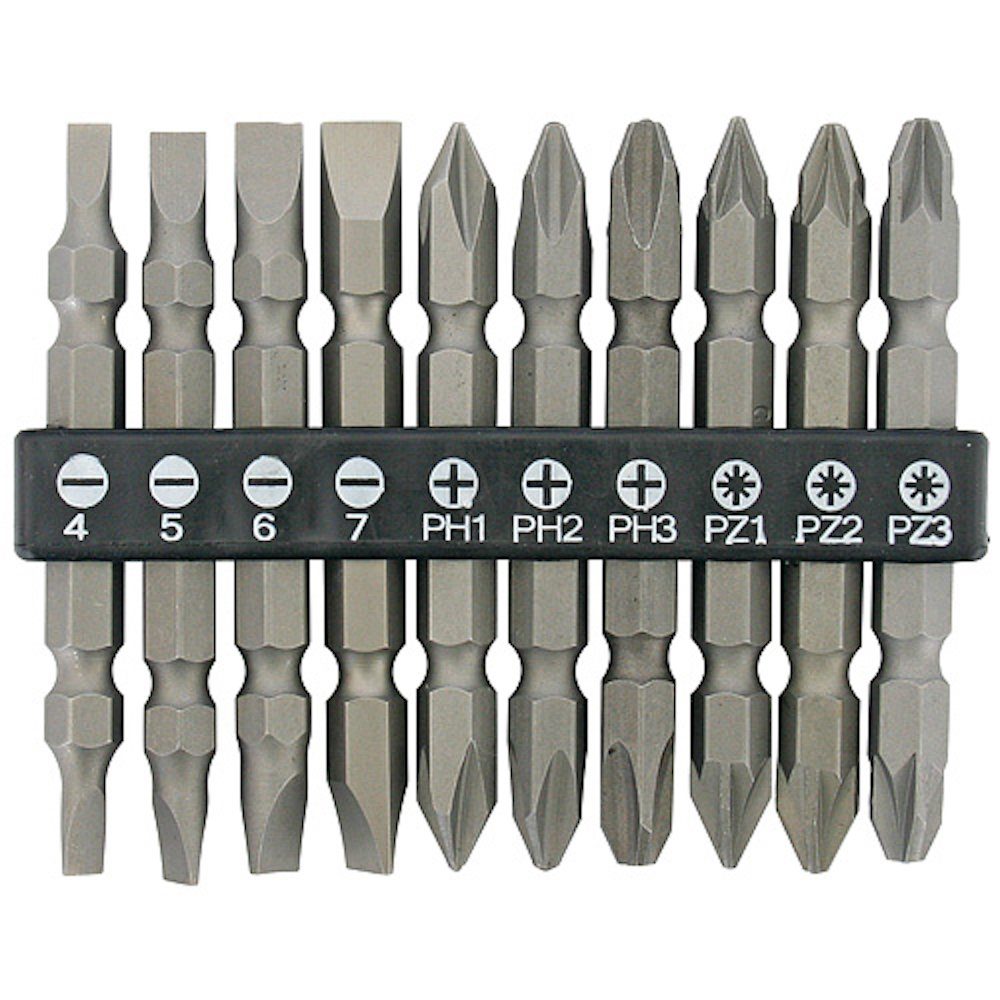 Bit-Schraubendreher Bit-Set 10 Stück, Bit 65mm, CR-V