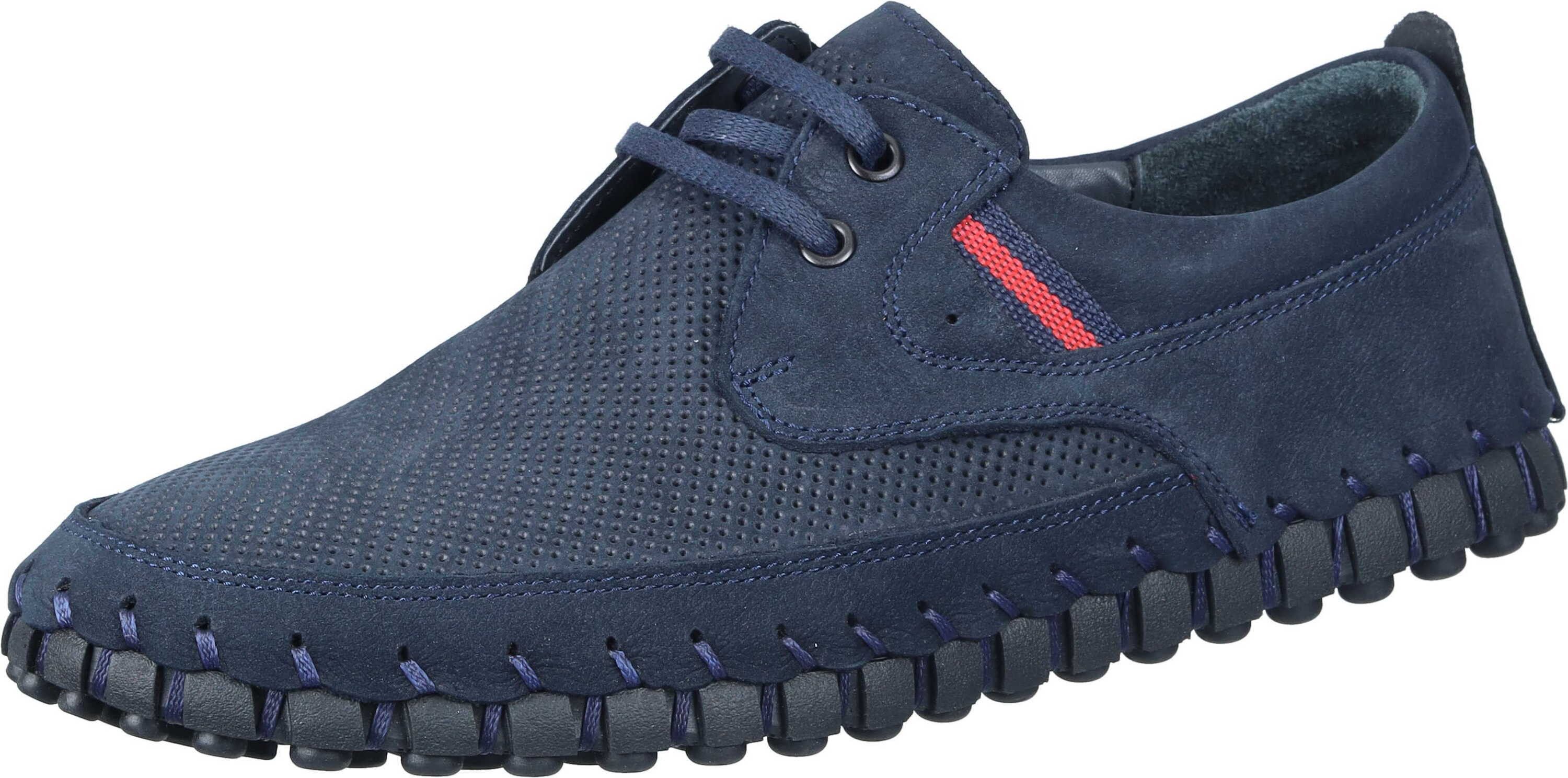 Manitu Schnürer Schnürschuh aus Nubukleder