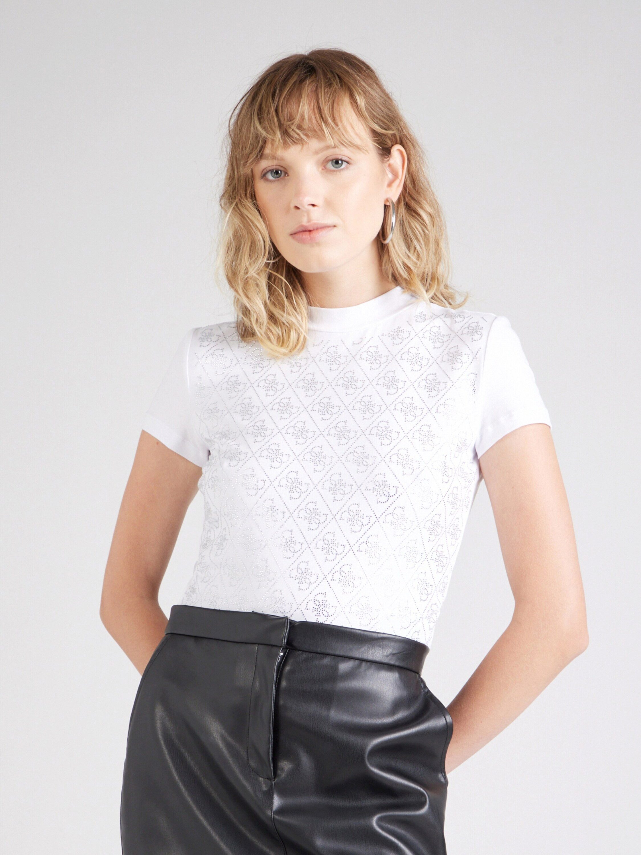 Guess Funktionsshirt (1-tlg) Ziersteine günstig online kaufen