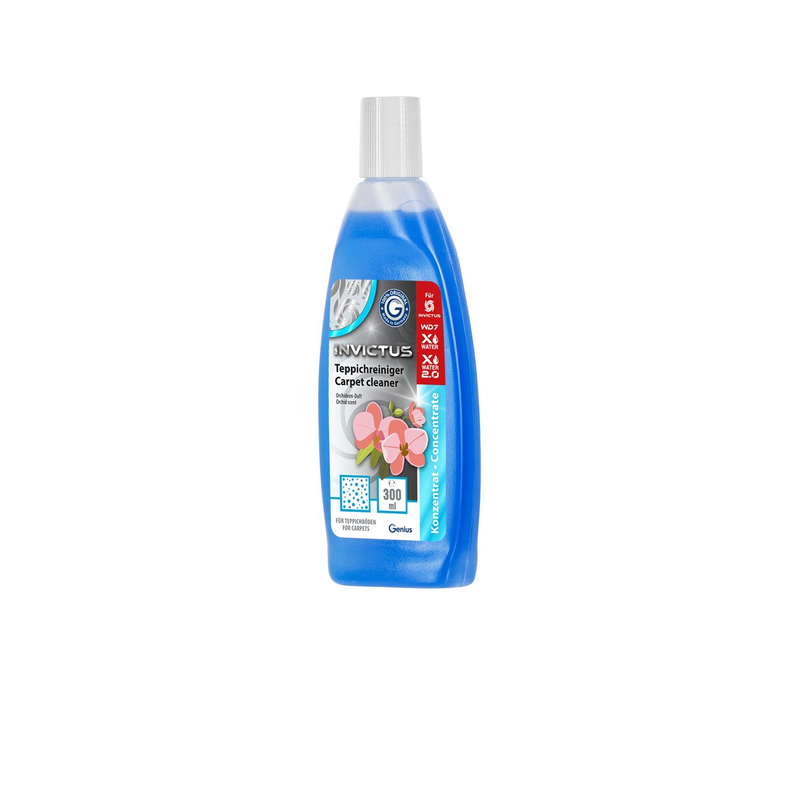 Genius Invictus Teppichreiniger Konzentrat - 300 ml mit Orchideen-Duft Teppichreiniger