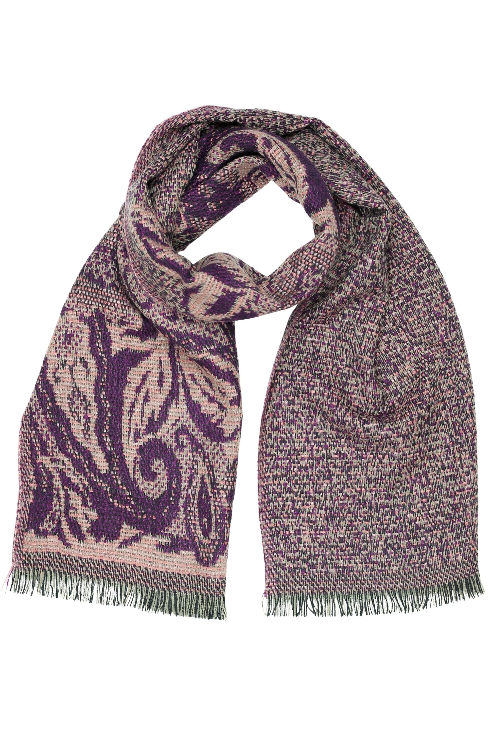 COLLEZIONE ALESSANDRO Wollschal Paisley, (1-St), Made in Italy, modische Farbgebung