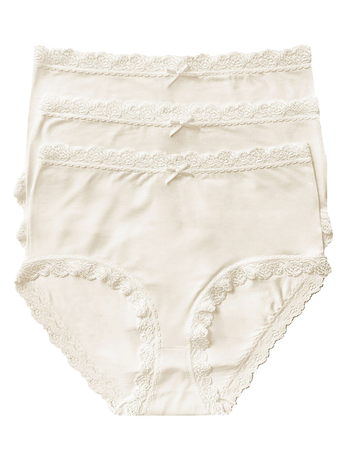 Nina Von C. Taillenslip 3er Pack Damen Taillenslip Multiple Packs (Packung, 3-St) Zwickel