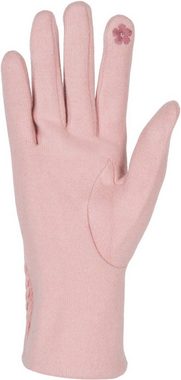 styleBREAKER Fleecehandschuhe Touchscreen Handschuhe Zopfmuster