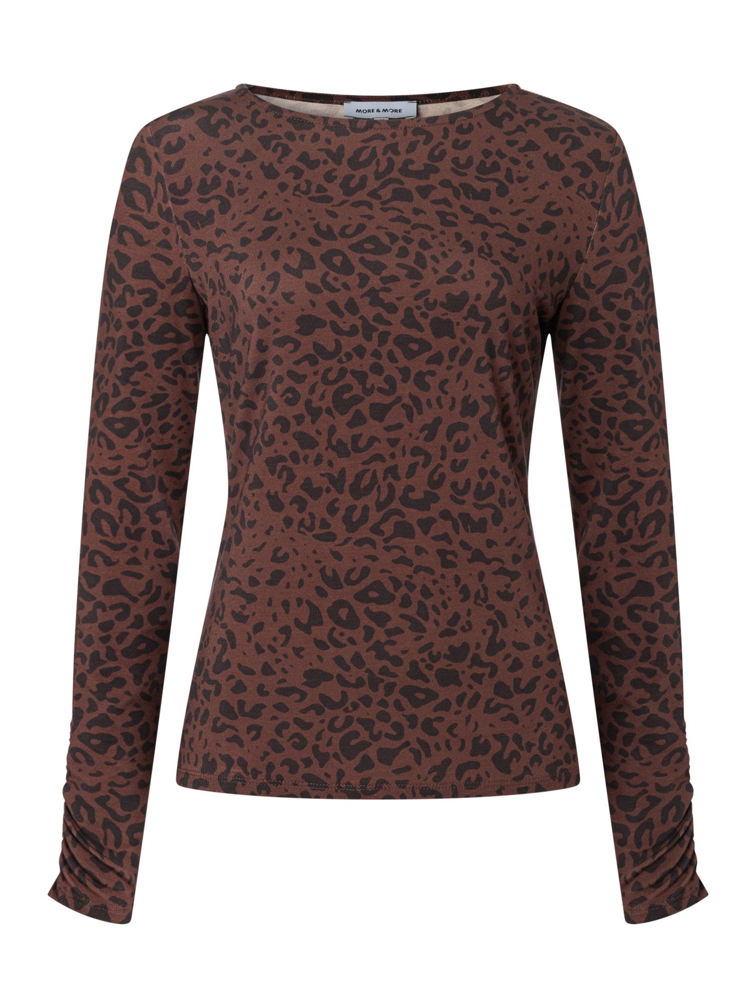 MORE&MORE T-Shirt stylishes, schmales Leoshirt