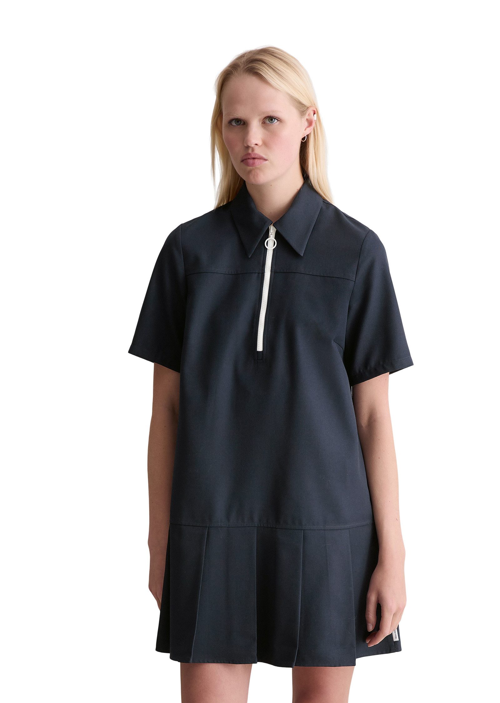 Marc O'Polo DENIM Minikleid aus recyceltem Polyester mit Viskose