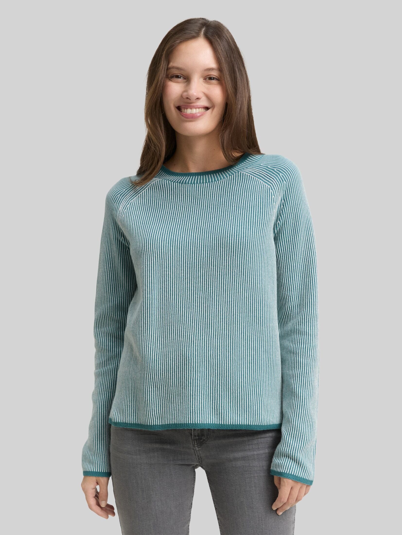 TOM TAILOR Strickpullover Pullover & Strickjacken Strickpullover mit Rundhalsausschnitt