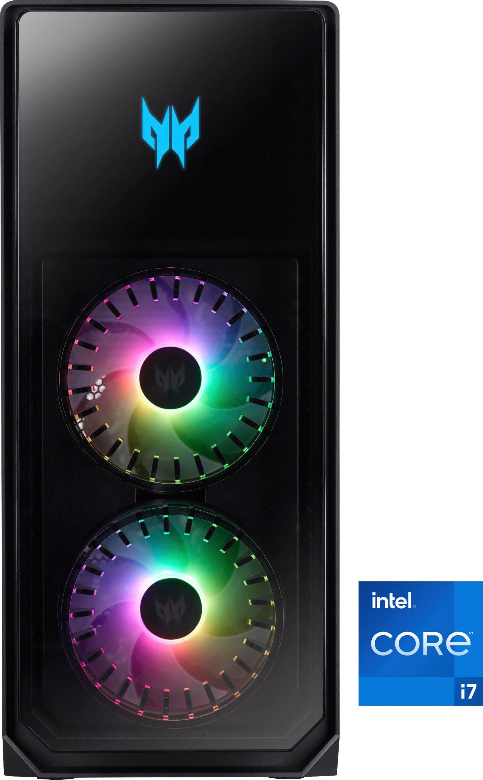 Acer Predator Orion 5000 PO-650 Gaming-PC (Intel Core i7 13700F, GeForce RTX 4080, 32 GB RAM, 1000 GB SSD, Luftkühlung)