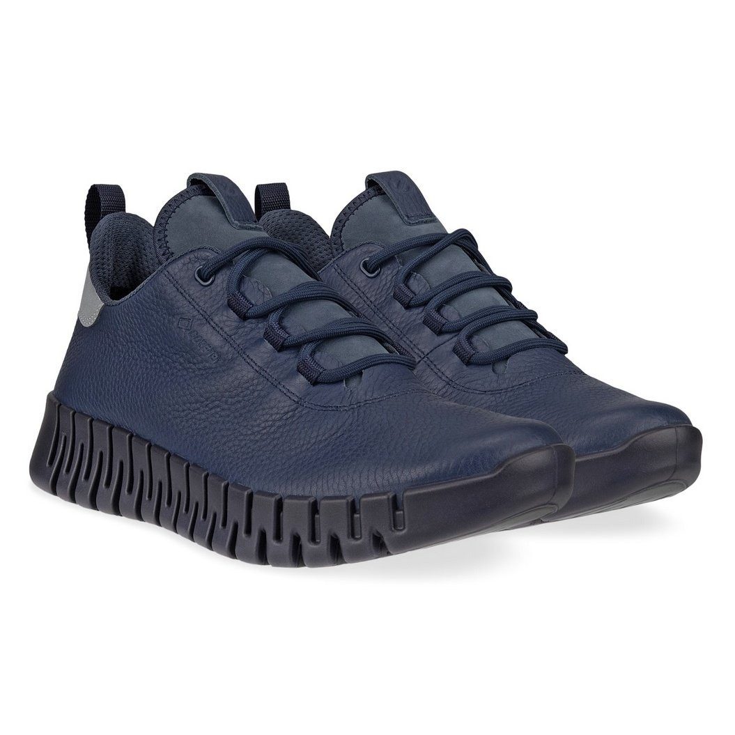 Ecco Gruuv Lea GTX (ECCO-Leder) marineblau Damen Sneaker günstig online kaufen