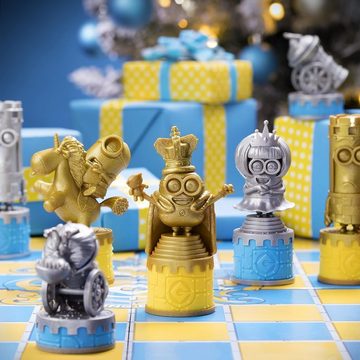 The Noble Collection Spiel, 1 Minions – Medieval Mayhem Schachspiel, Schachspielen mit mittelalterlichen Minions - völlig banana!