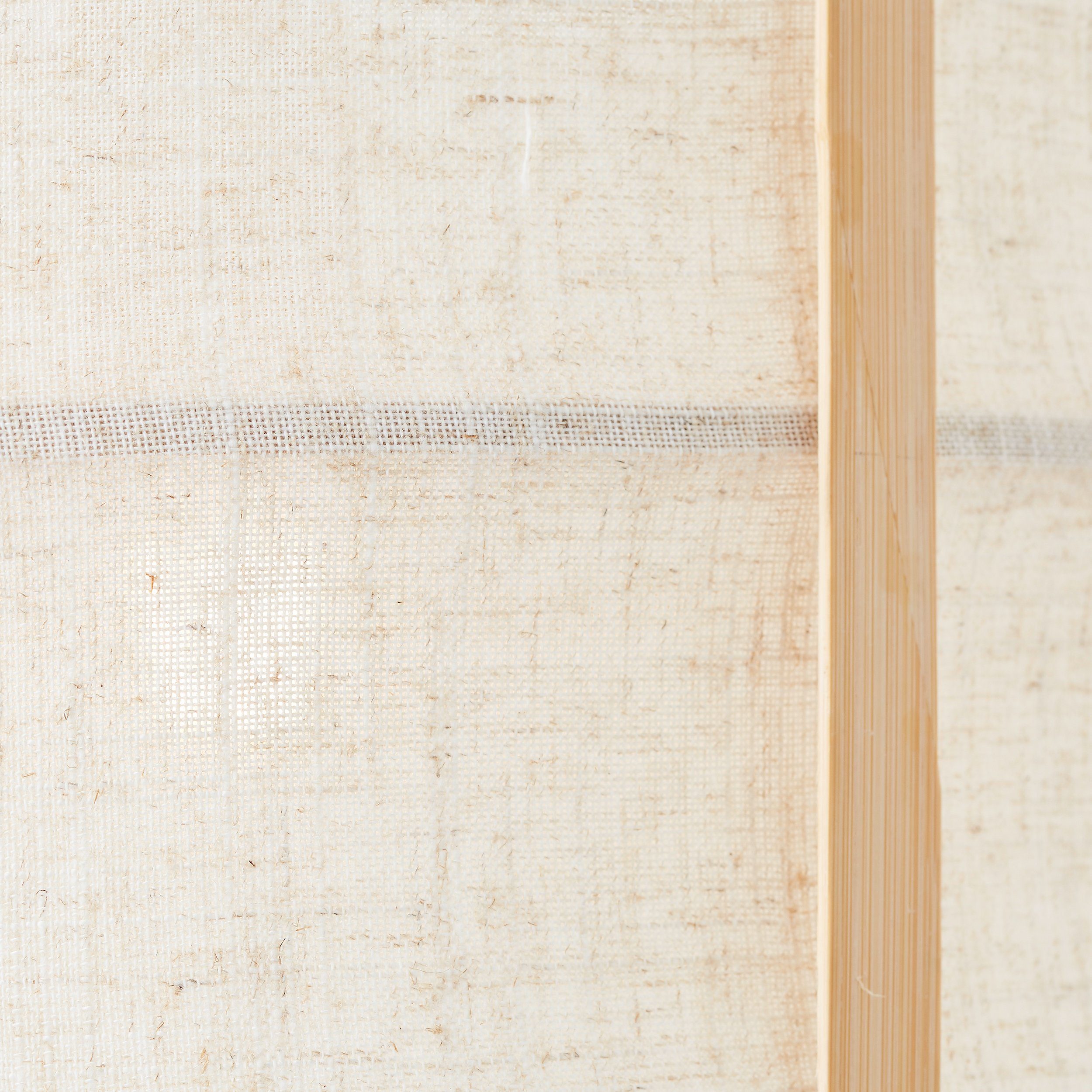Schirm Holz Rahmen, ohne E27, McAnany beige/natur Leuchtmittel, Home mit und affaire Textil Standleuchte Way, Stehlampe