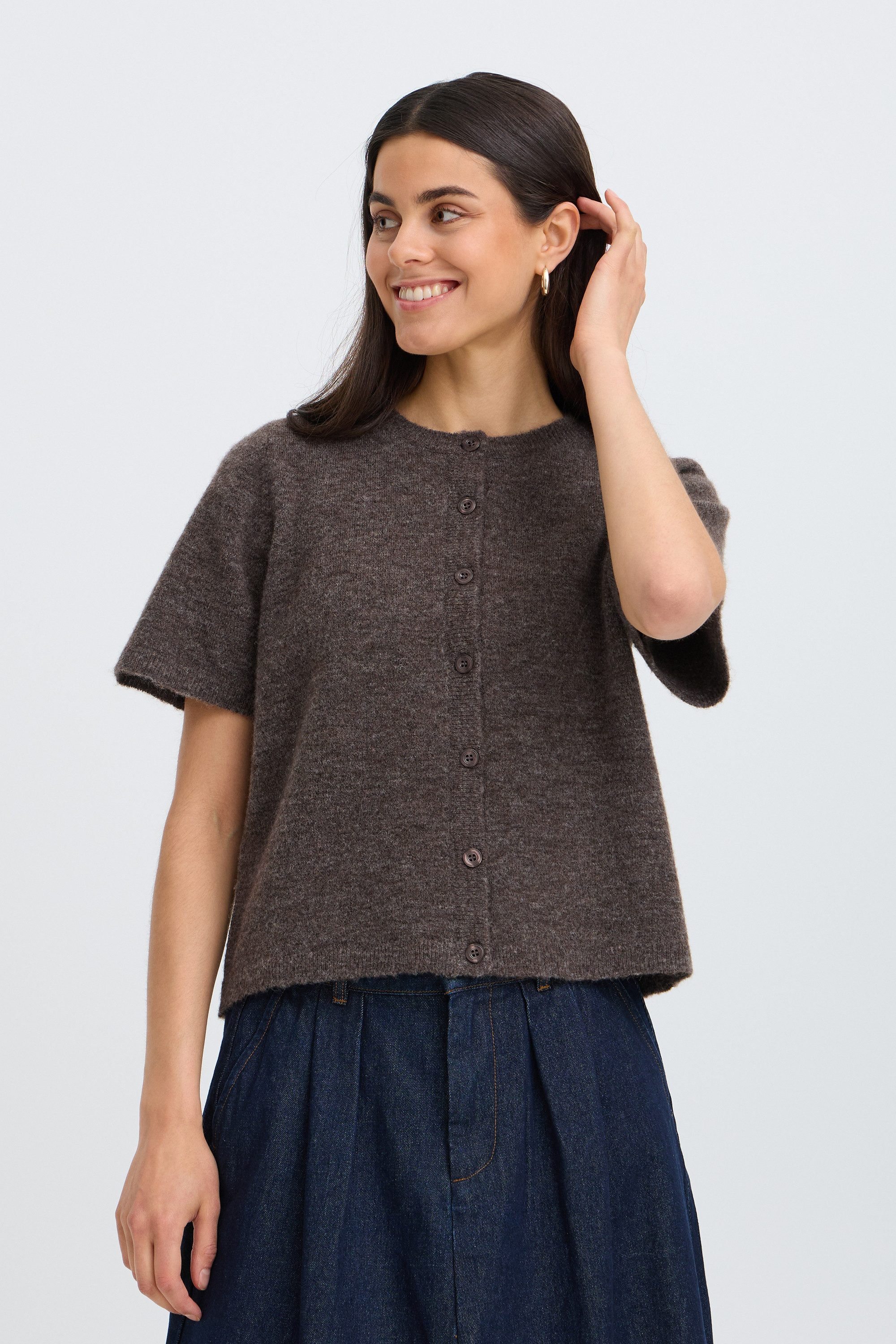 fransa Cardigan Strick-Cardigan halbarm FRSANNY