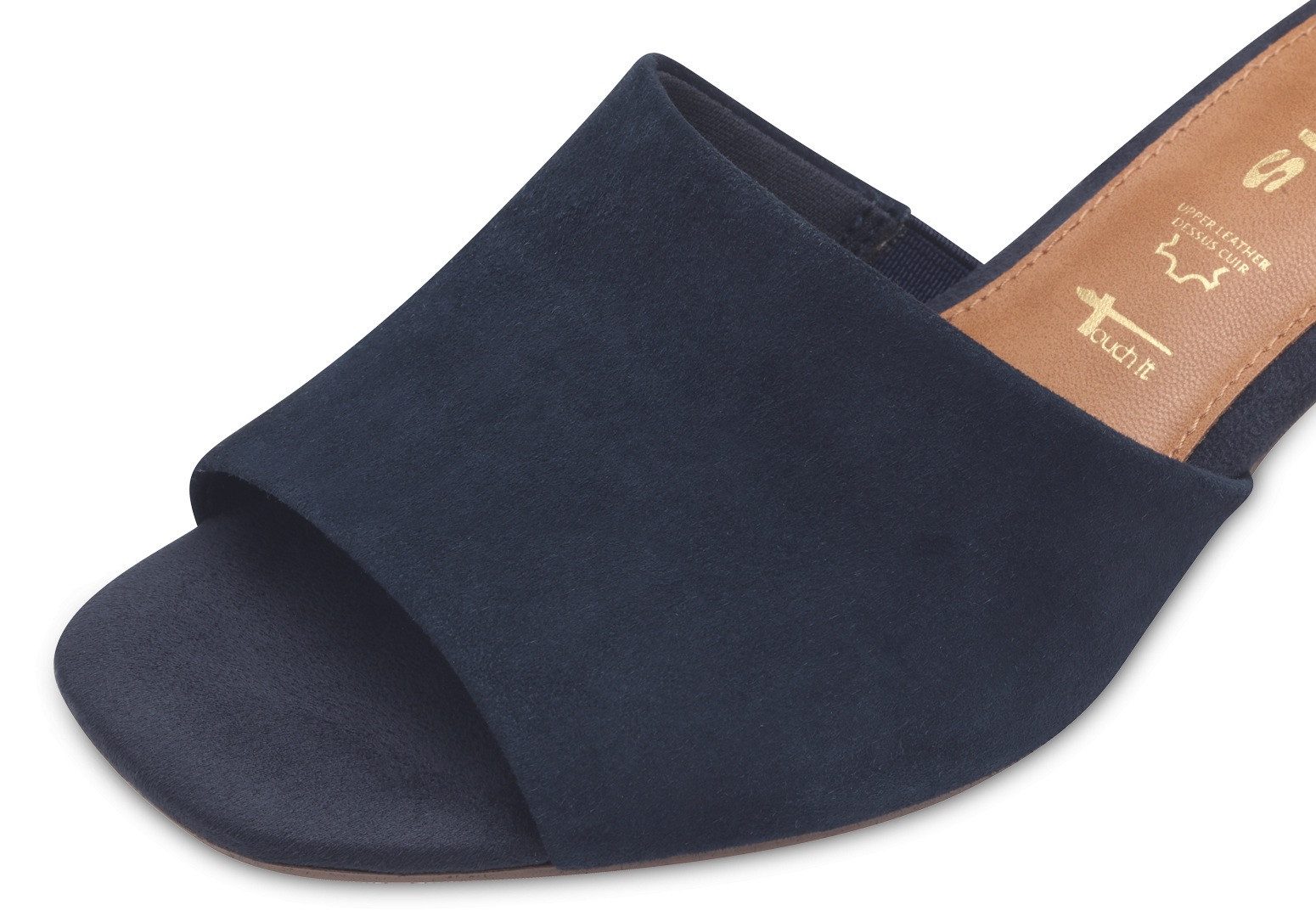 Tamaris Pantolette, Sommerschuh mit mehrfarbigem Blockabsatz günstig online kaufen