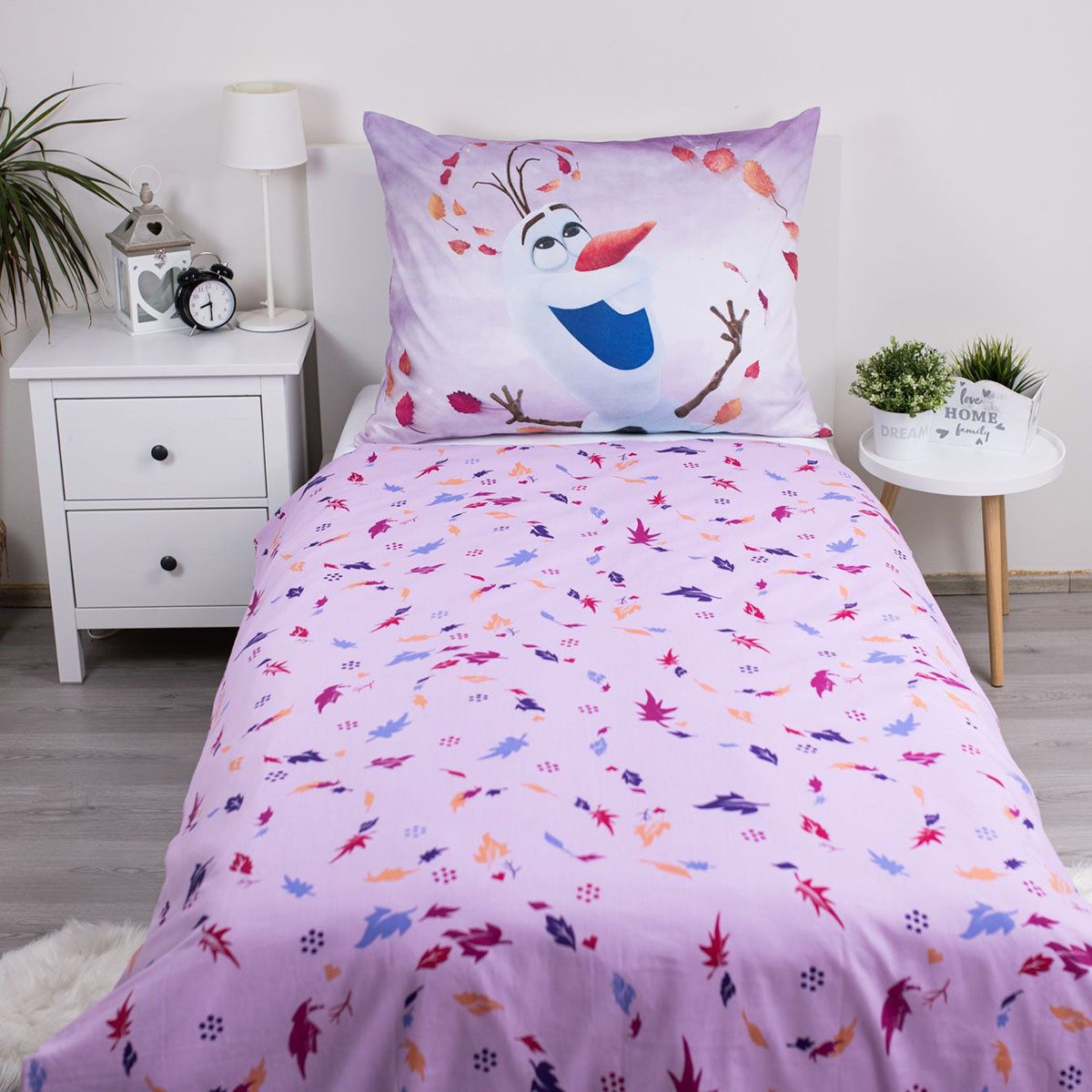 Disney Bettwäsche Disney Frozen Bettwäsche Anna Elsa 140 x 200 + 70 x 90 cm Baumwolle, Renforcé, 2 teilig