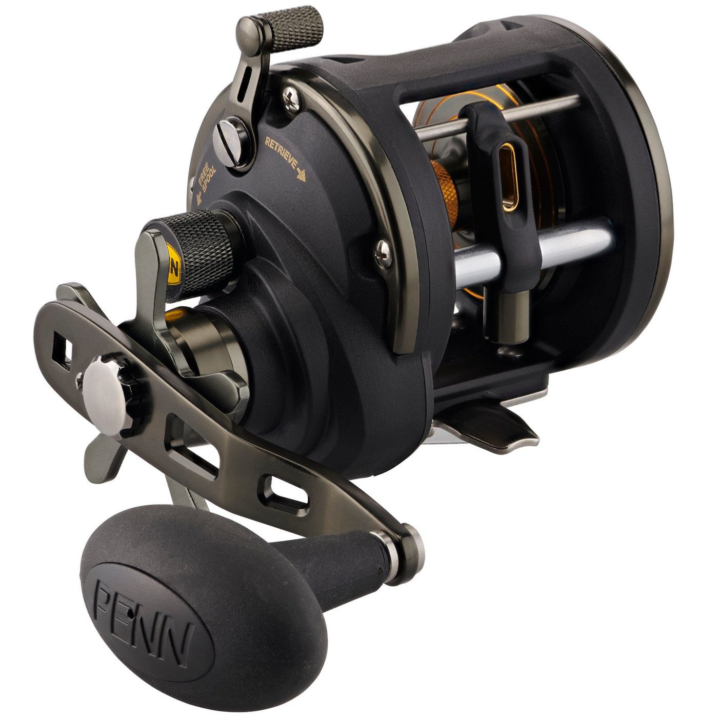 Multirolle Penn Squall II Level Wind 15 Reel - Rechtshand Multirolle