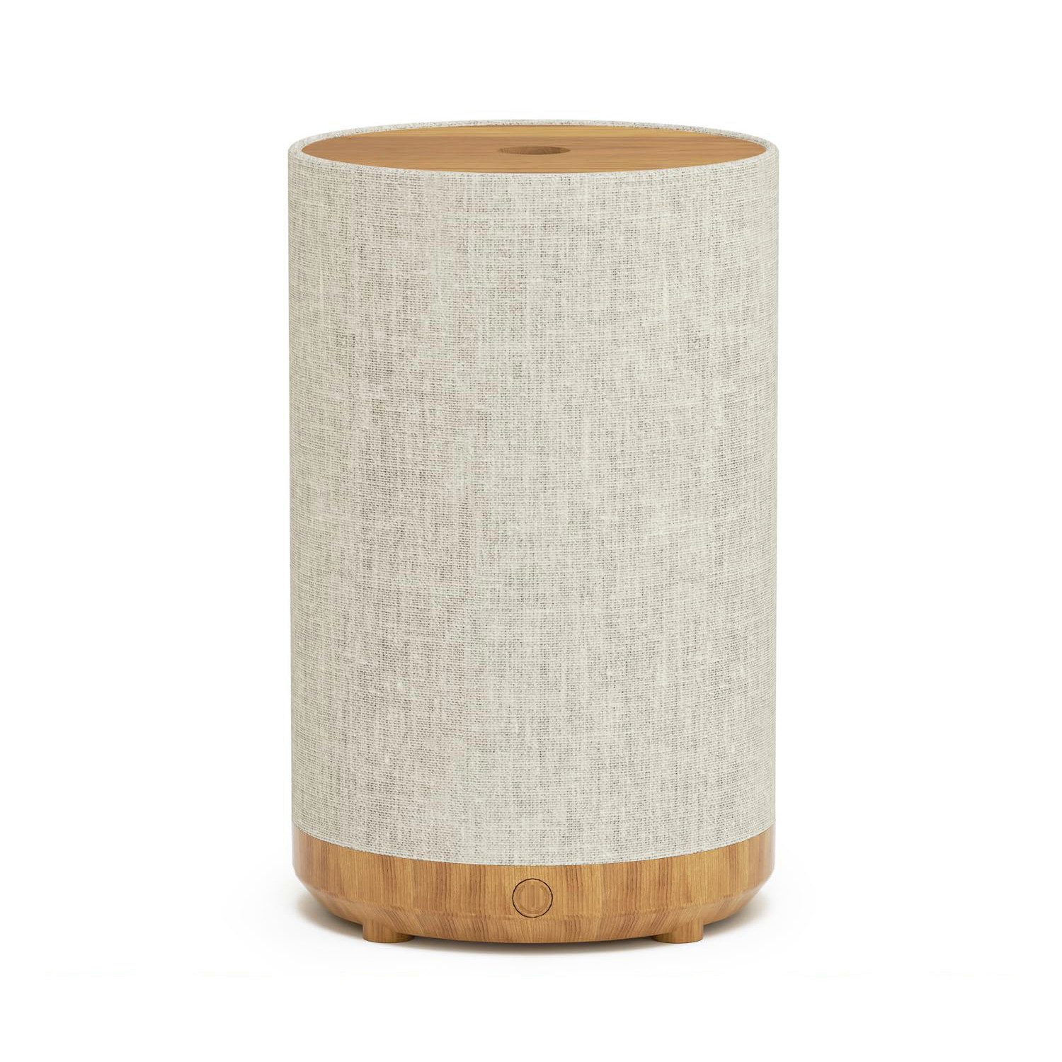 Tekoo Luftbefeuchter 3-in-1 Aroma Diffuser in Stoff-Optik, Luftbefeuchter mit Nachtlicht, 80 l Wassertank