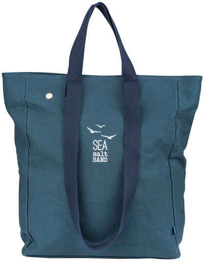 Räder Design Trachtentasche räder Meer als Worte Strandtasche Beutel Seas Salt Sandy Navyblue