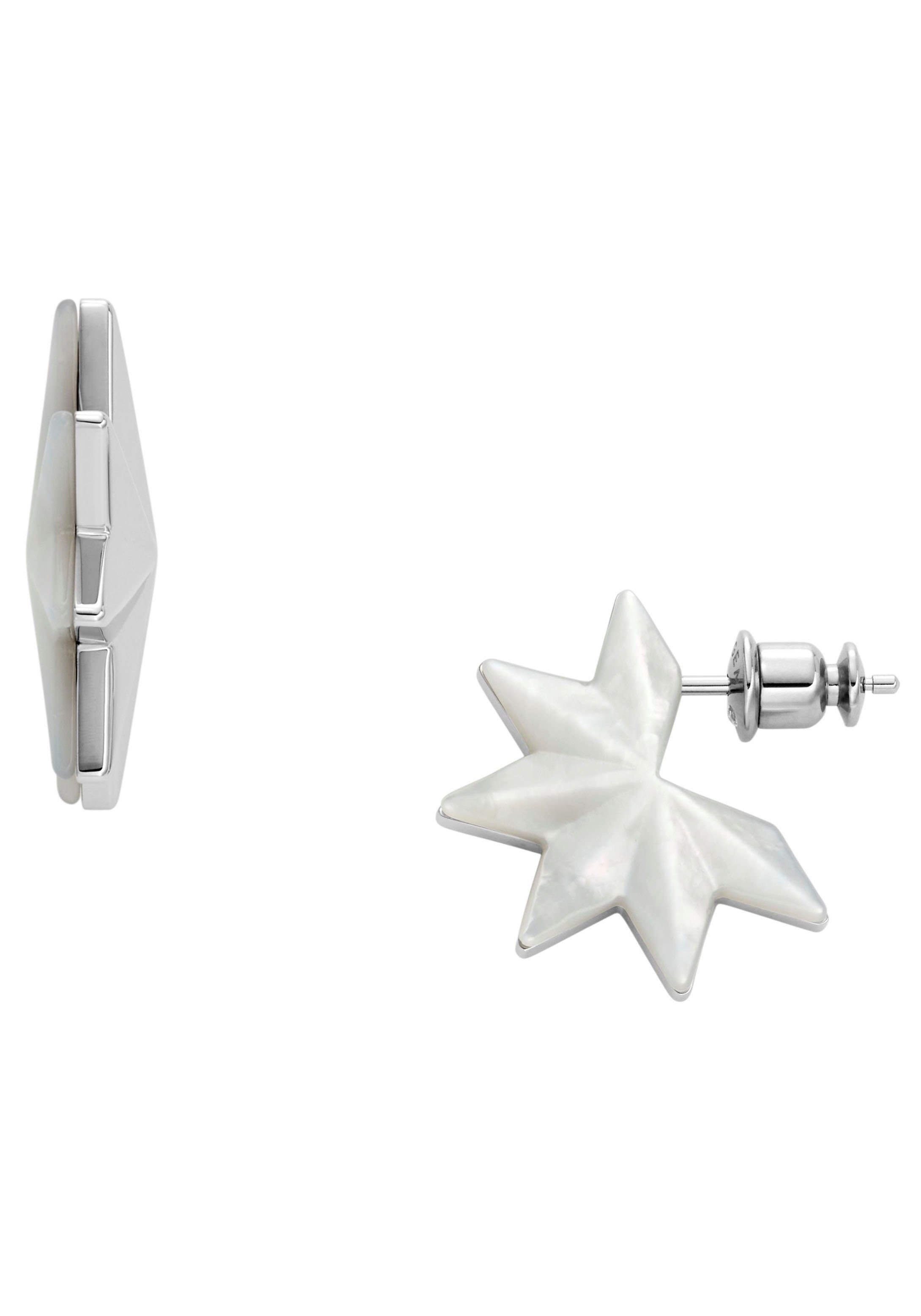 SKAGEN Paar Ohrstecker KATRINE DANISH STAR, STERN, SKJ1777040, mit Perlmutt