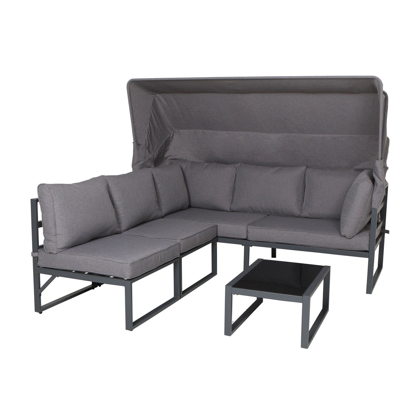 ᐅ SVITA GartenloungeSet MAUI, (Set, 4tlg., Gartenlounge), mit