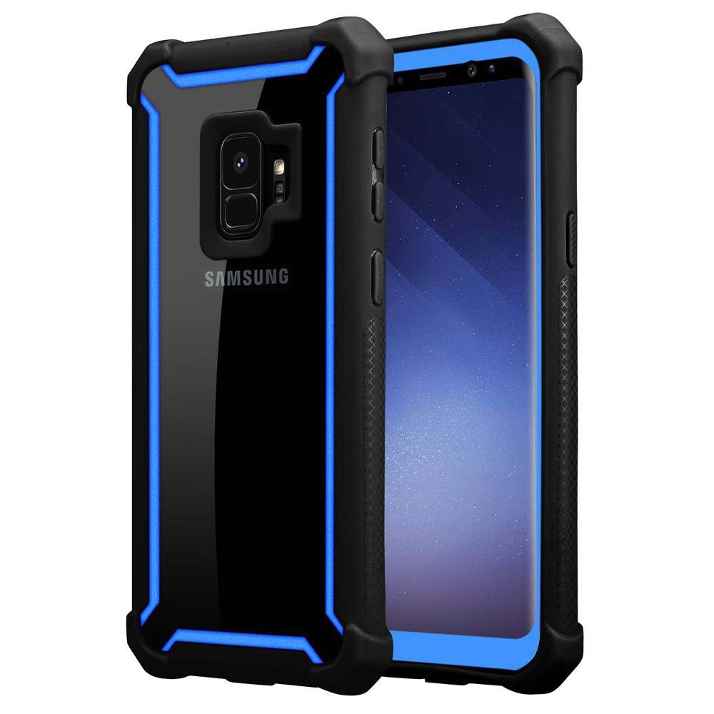 Cadorabo Handyhülle für Samsung Galaxy S9 Hülle Samsung Galaxy S9, Handy Schutzhülle TPU Silikon Cover Bumper - Hard Cover Hybrid Case
