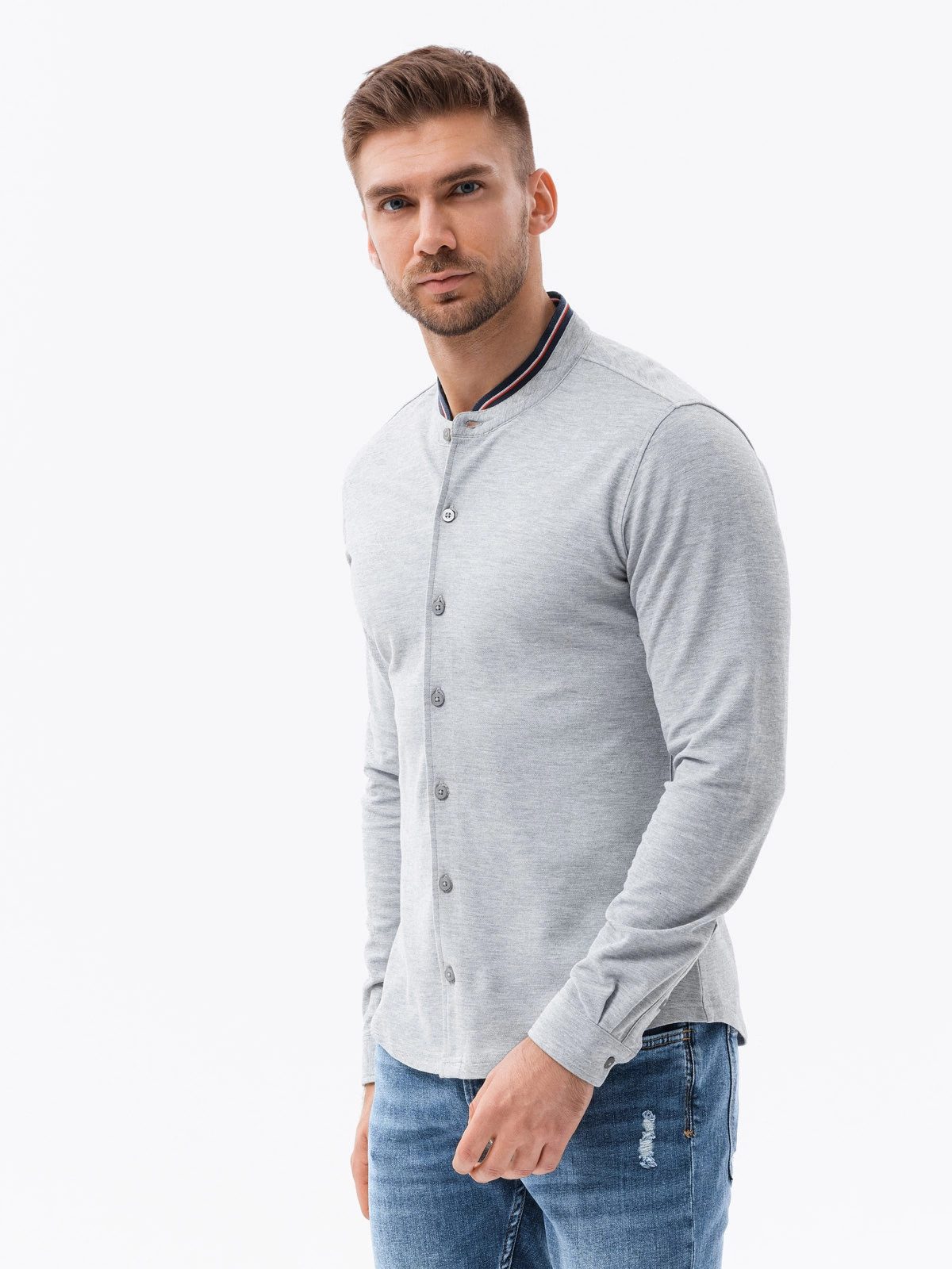 OMBRE Langarmhemd Herrenhemd SLIM FIT aus günstig online kaufen