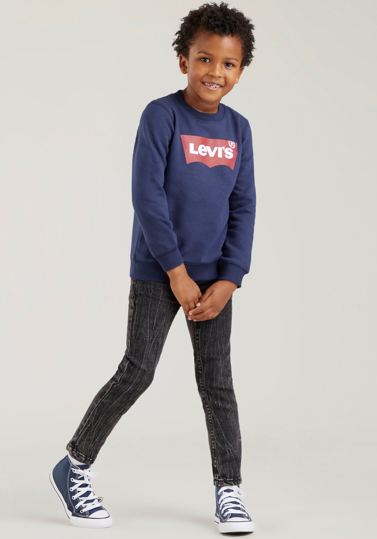 CREWNECK Sweatshirt Levi's® BOYS Kids for BATWING blues