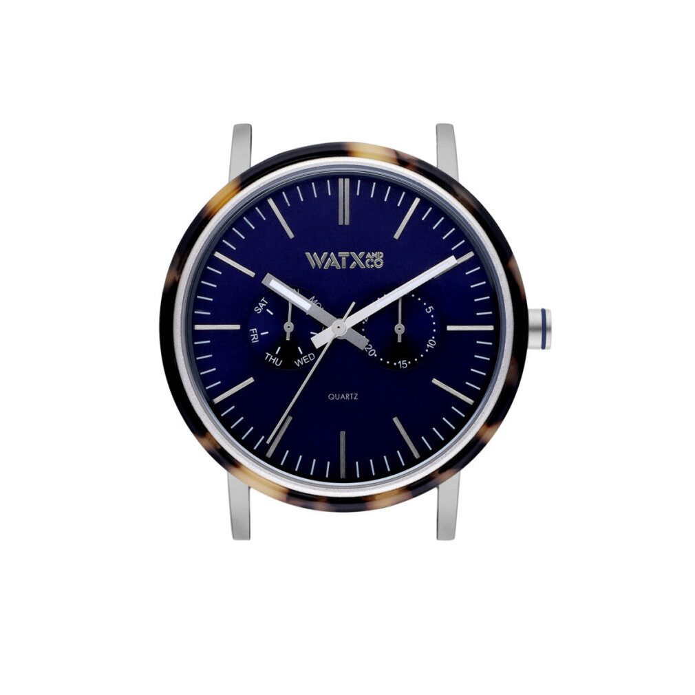 Watx Luxusuhr Unisex-Uhr & Colors WXCA2739 Silberfarben (44 mm)