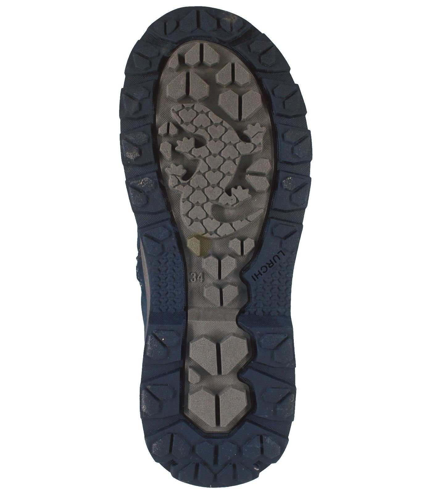 Salamander Lurchi blau Stiefel Lederimitat/Textil Winterstiefel 044037