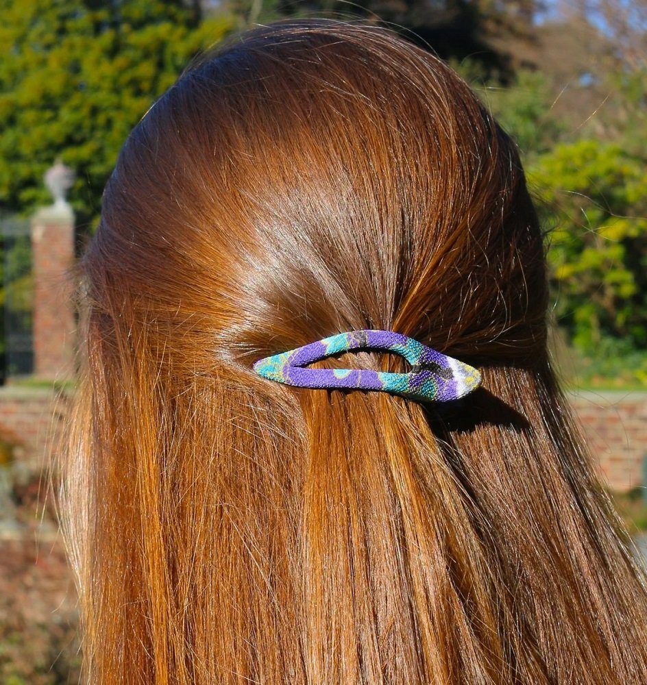 LK Trend & Style York braun Haarspange, außergewöhnlich Bogen, Gisela Neu Haarclip schöne kleiner New aus