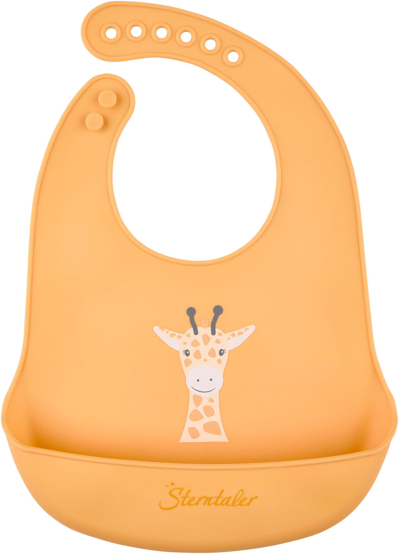 Lätzchen Silikonlätzchen Giraffe Kaya