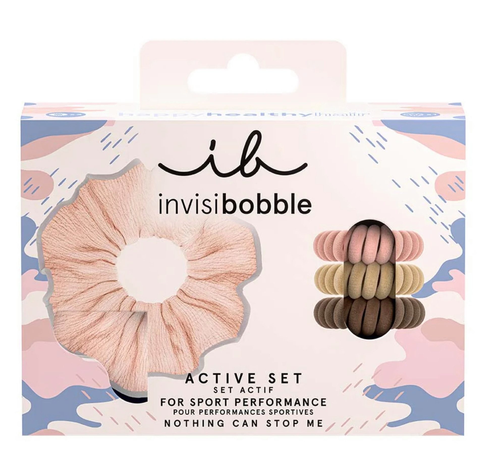 invisibobble Spiral-Haargummi Active Set for Sport Performance, 4-tlg.