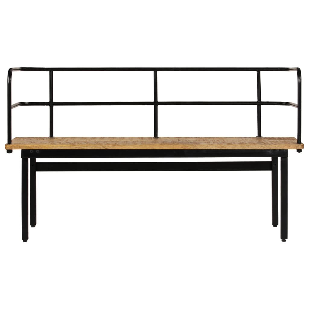 vidaXL Sitzbank, Bank 120 x 40 x 70 cm Mango-Massivholz
