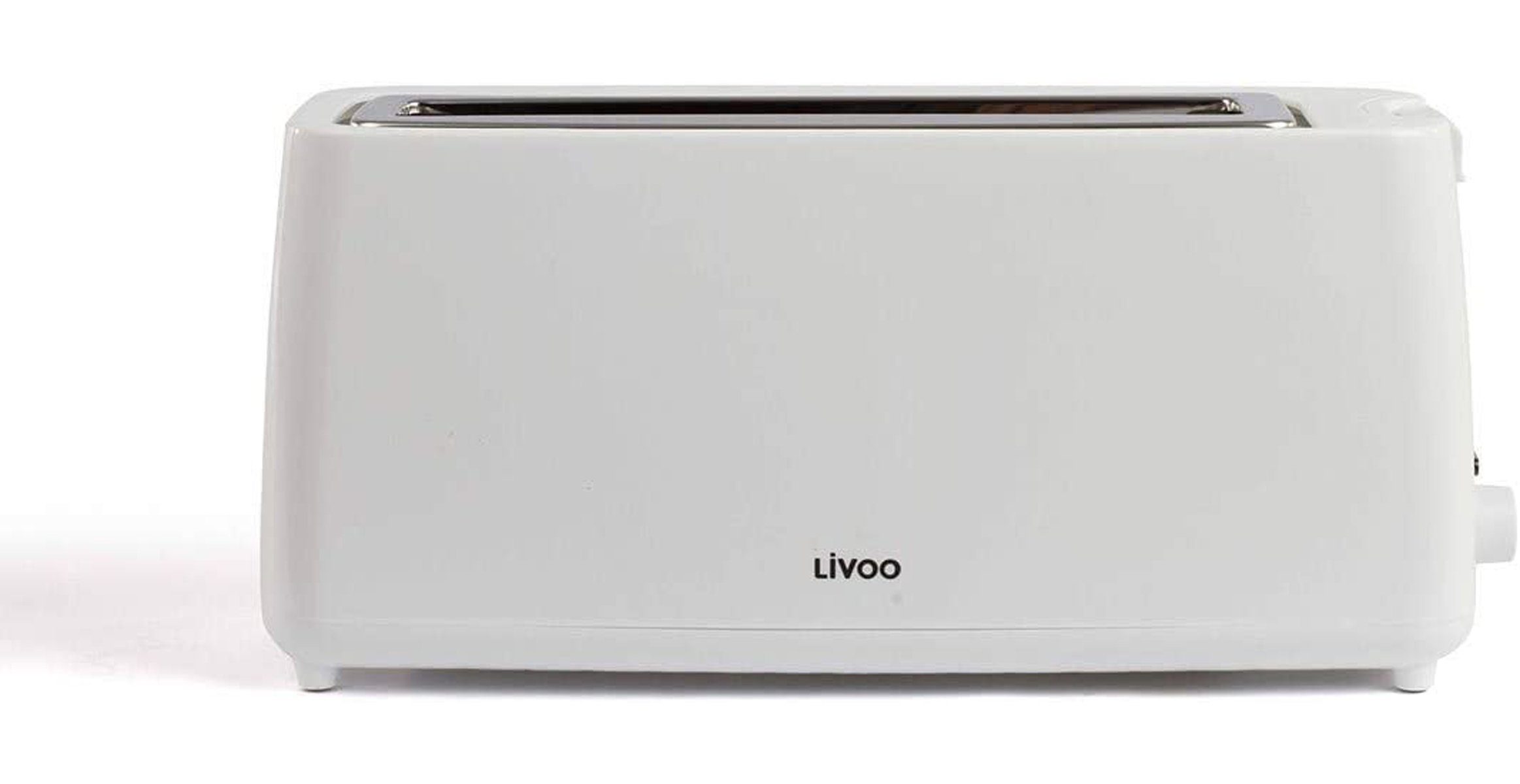 LIVOO Toaster Langschlitz-Toaster DOD168W Weiß, 900 W