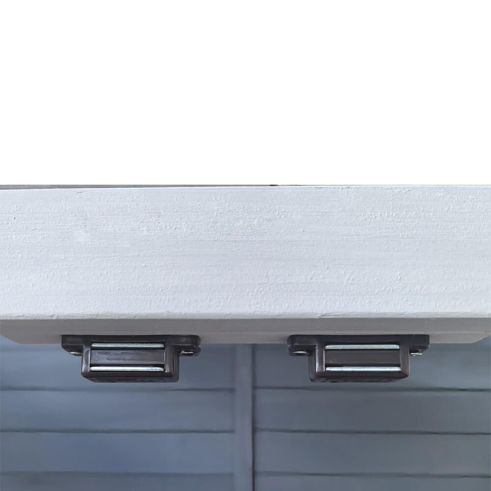 HOME DELUXE Anlehngewächshaus YANA GREEN, BxTxH: 74 x 74 x 198 cm, Transparente Hohlkammerstegplatten – idealer Lichtdurchlass – Bild 5 von 5