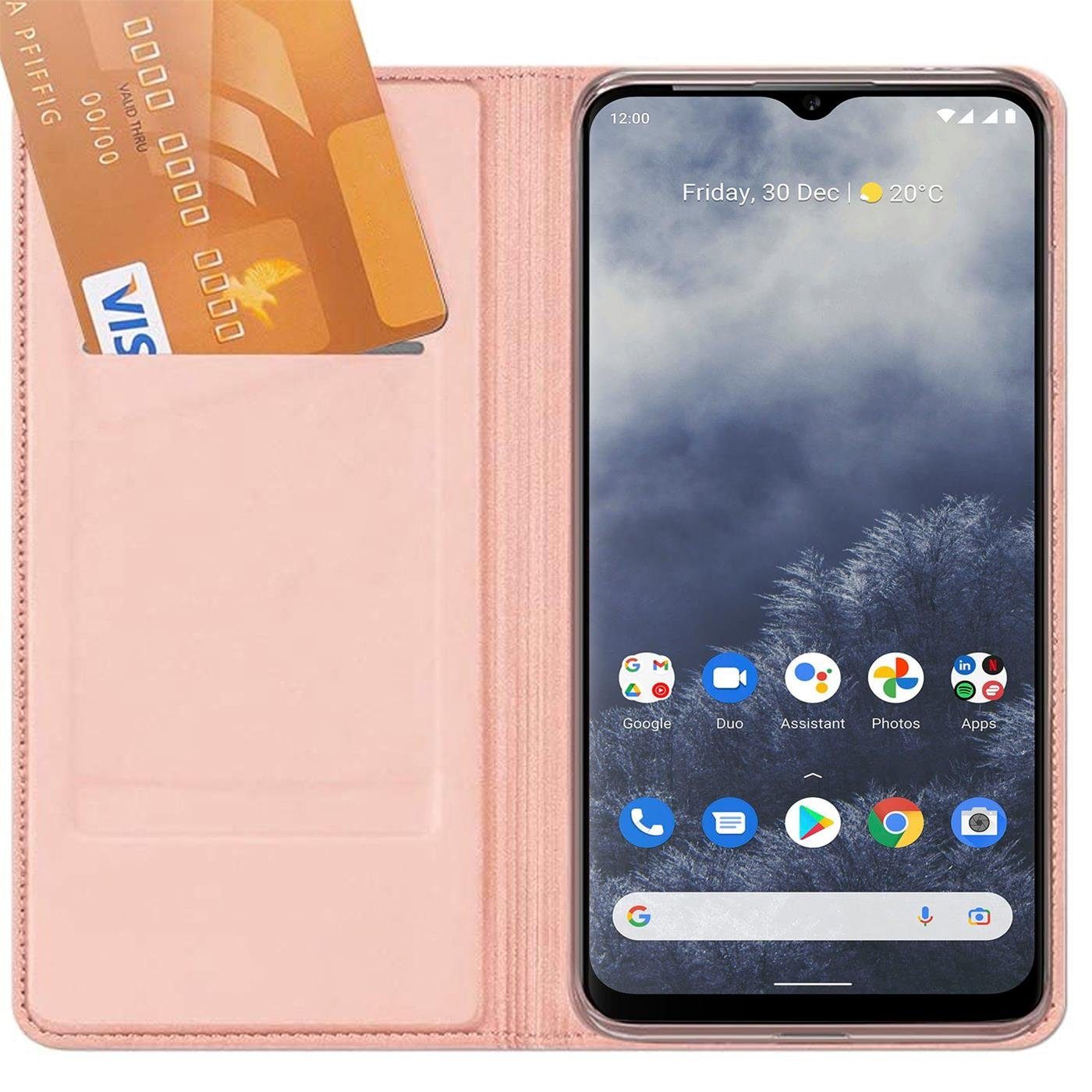 CoolGadget Handyhülle Magnet Case Handy Tasche für Nokia G60 5G 6,58 Zoll, Hülle Klapphülle Ultra Slim Flip Cover für Nokia G60 5G Schutzhülle