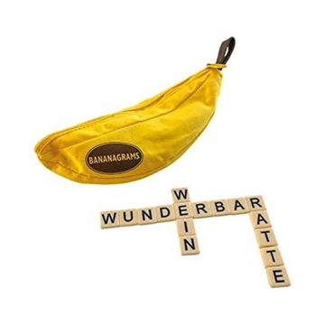 Asmodee Spiel, Buchstabenspiel Bananagrams Classic, 144 Buchstaben Legespiel Wortspiel