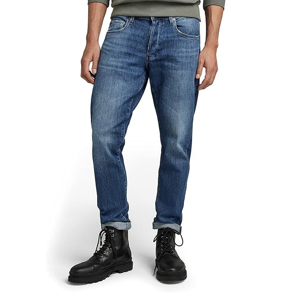 G-STAR Gerade Jeans RAW Herren 5620 3D Low Tapered Jeans (1-tlg) Jeans, 3301 Straight Tapered, Burten stretch denim, 27/30