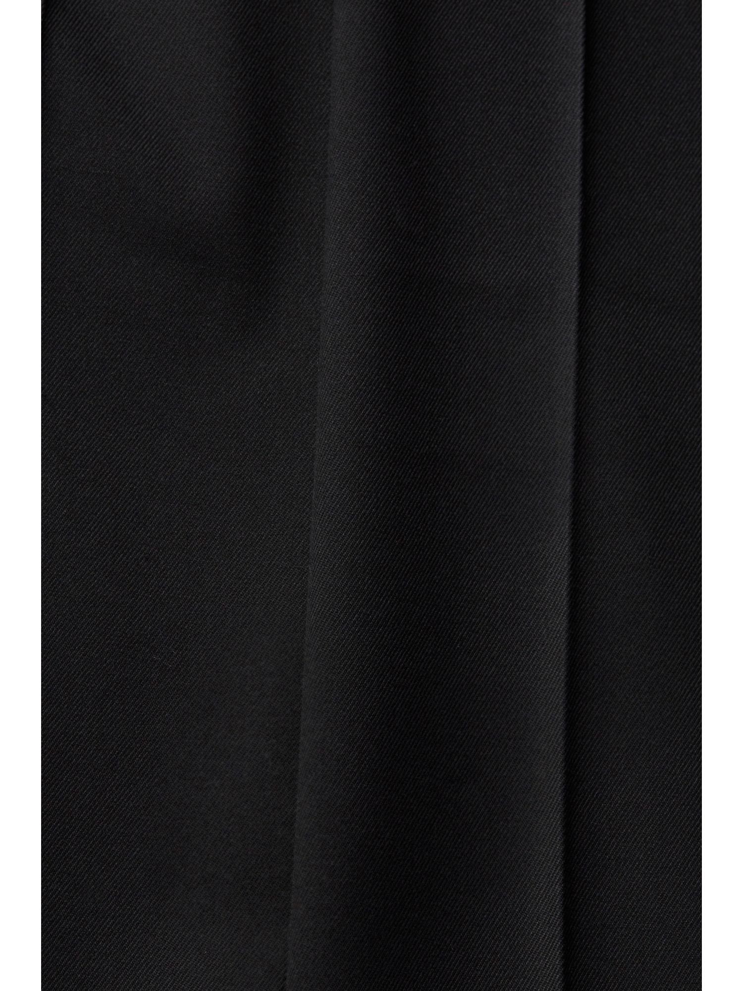 ausgestelltem Bein BLACK mit Esprit Mid-Rise-Hose 7/8-Hose