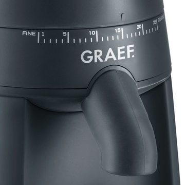 Graef Kaffeemühle CM 702, 128 W, Kegelmahlwerk, 250 g Bohnenbehälter
