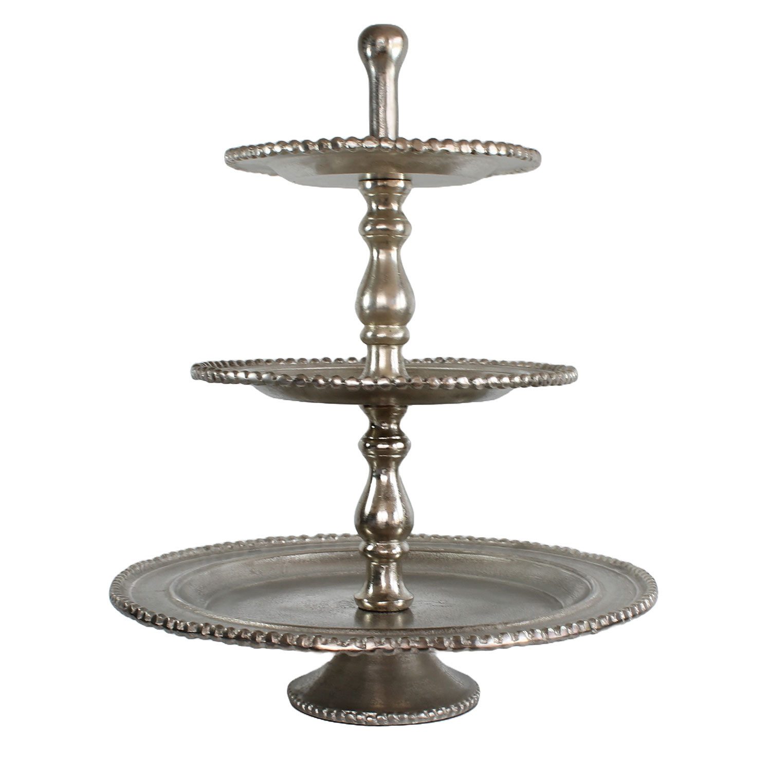 colourliving Etagere groß 54x66, Deko Etagere 3 stöckige Etageren aus Metall, Aluminium, viel Platz für harmonische Arrangements und kreative Gestaltung