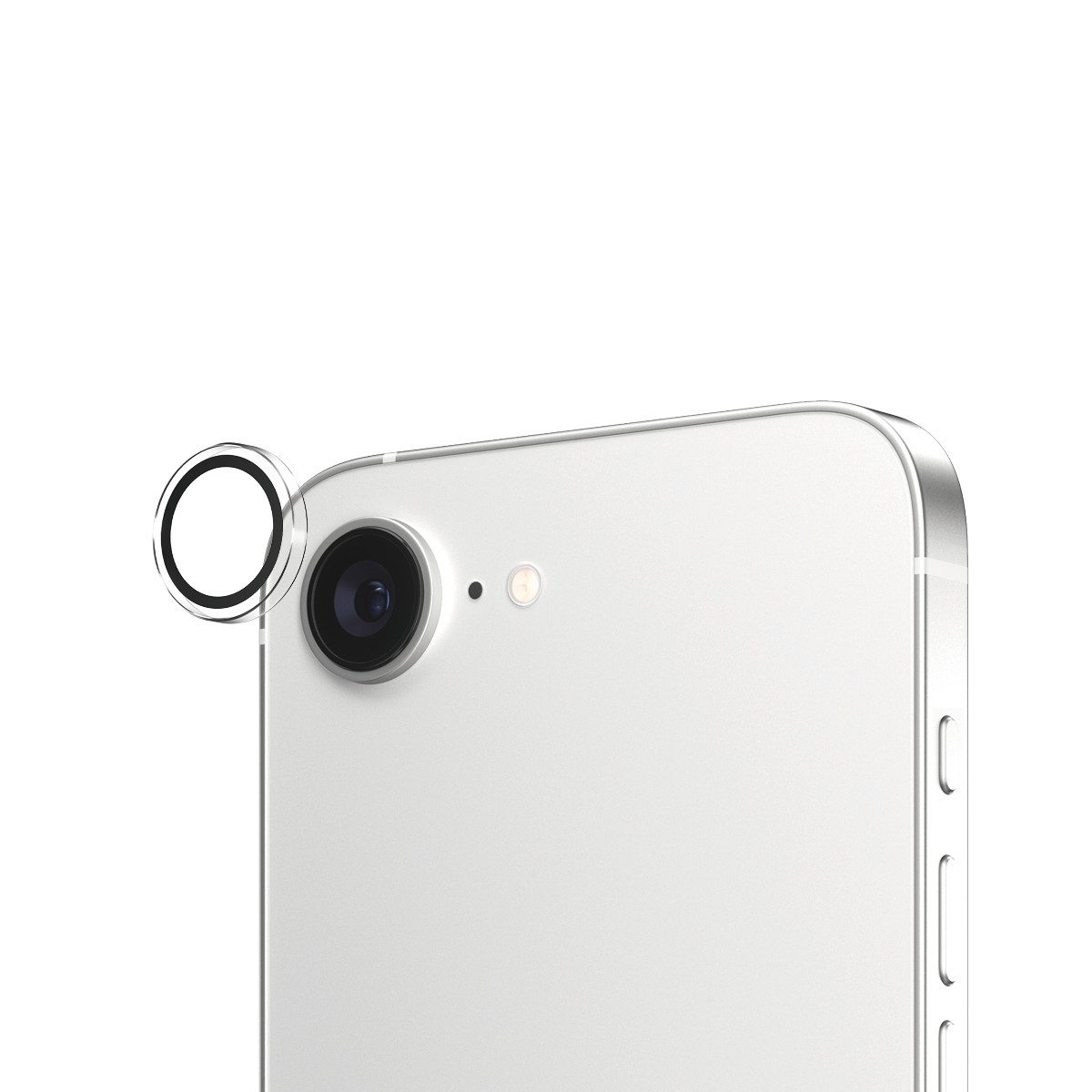 CARE by PanzerGlass Kameraschutzglas Hoops Camera Lens Protection für Apple iPhone 16e, Kameraschutz, Schutzfolie, Linsenschutz, kratz- & stoßfest