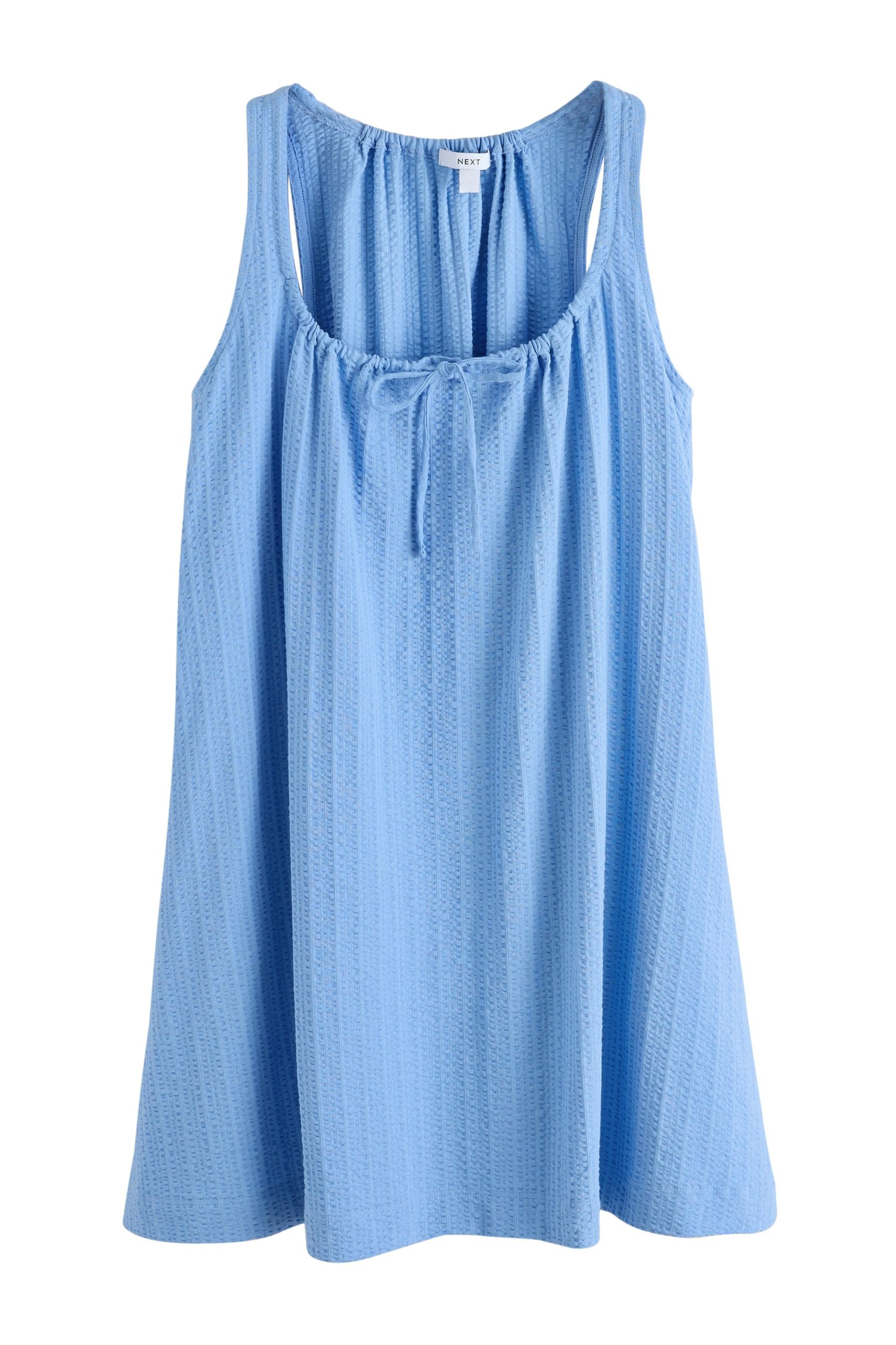 Next Jerseykleid Ärmelloses Sommer-Minikleid aus Jersey (1-tlg)