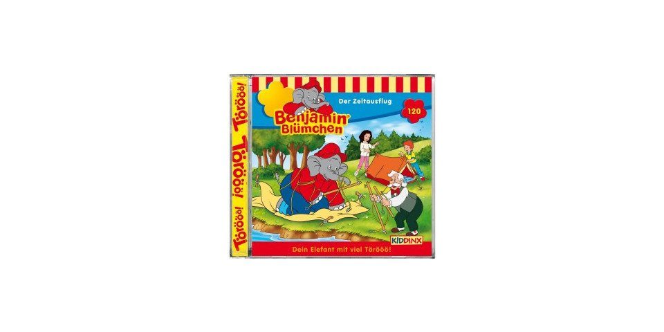 Hörspiel-CD Benjamin Blümchen 120 - Der Zeltausflug