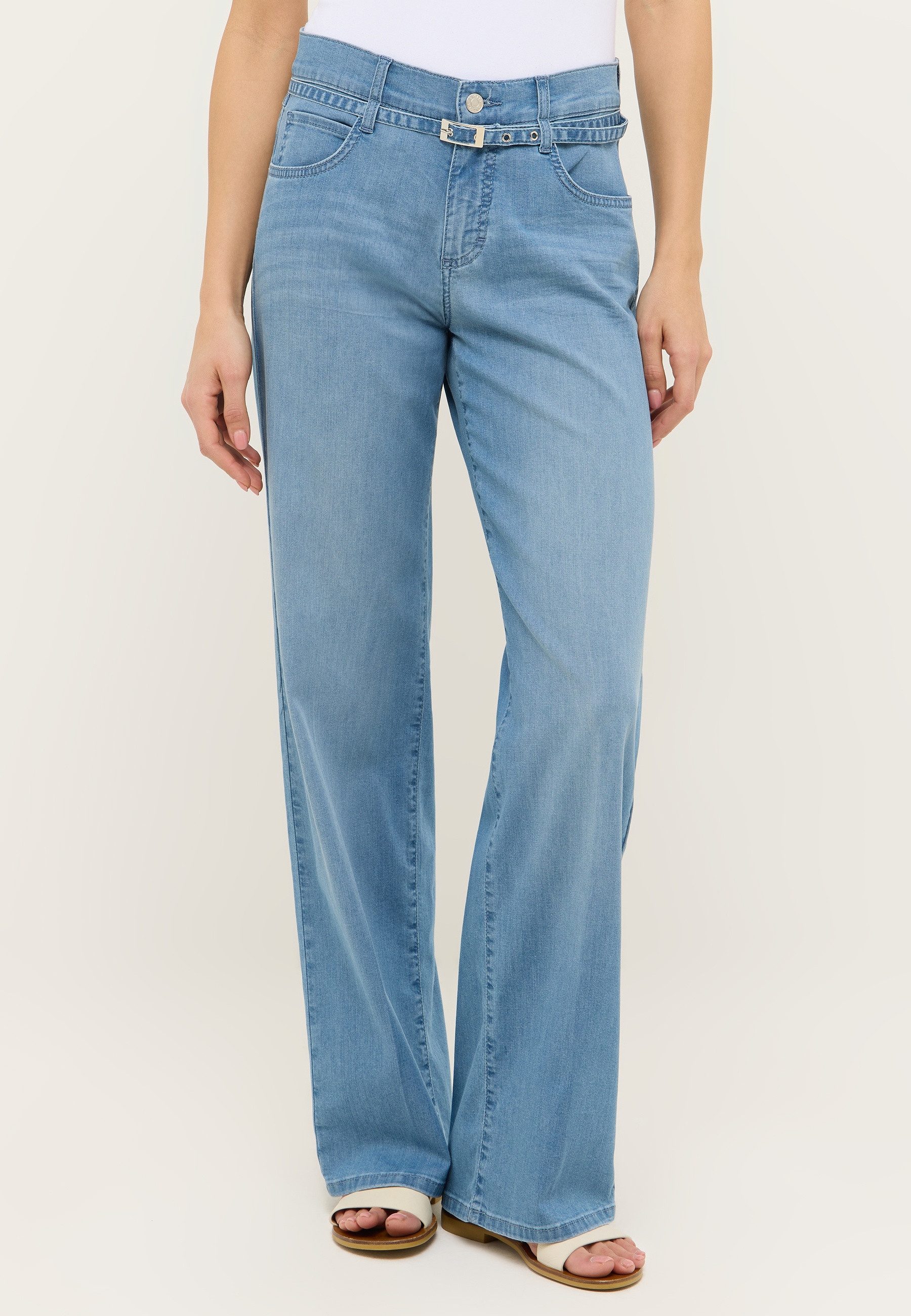 ANGELS Relax-fit-Jeans LIZ BELT mit integriertem günstig online kaufen