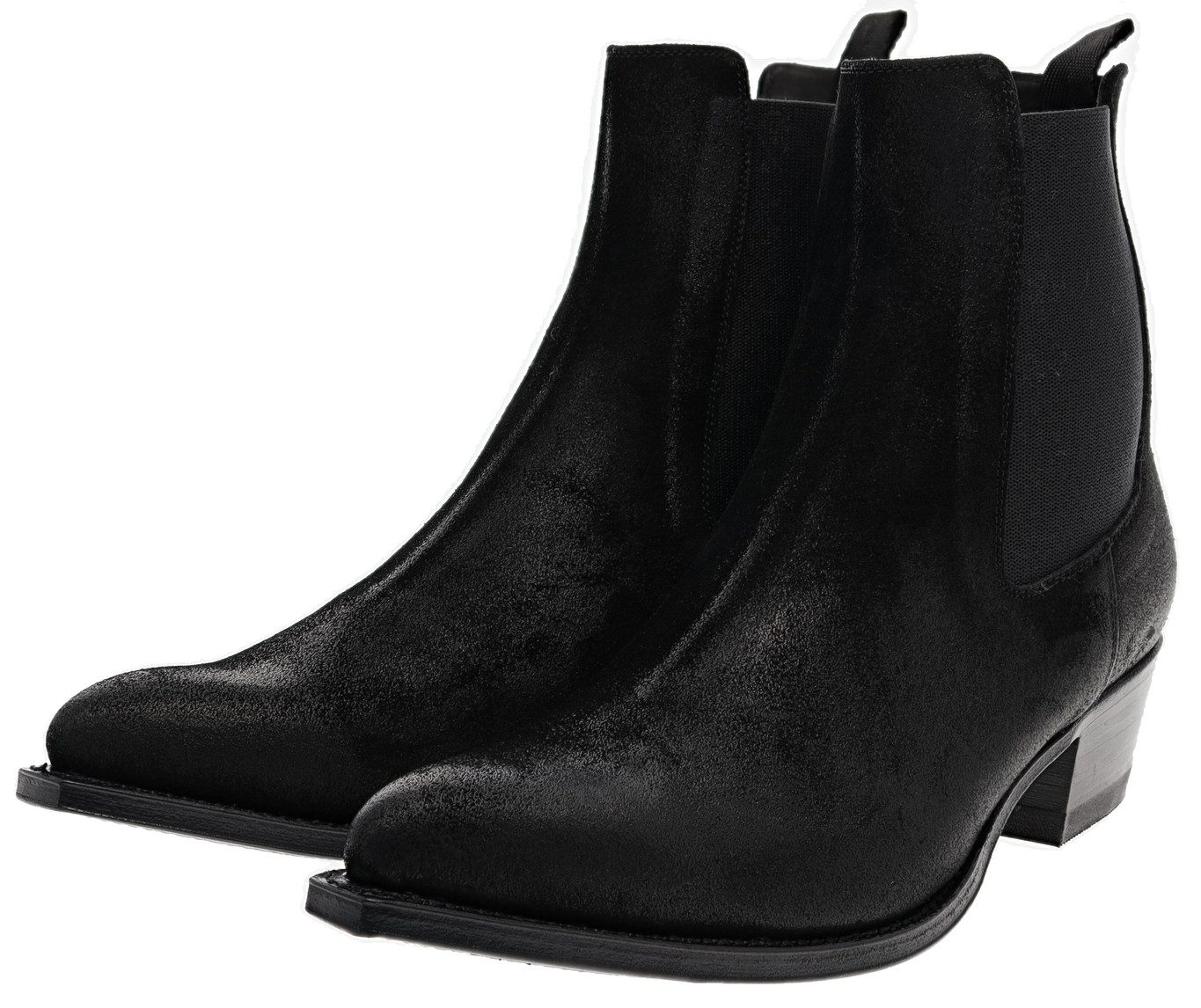 Sendra Boots 15688 KANSAS RIDING Schwarz Westernstiefelette Rahmengenäht Westerstiefelette