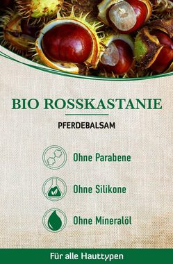 alkmene Feuchtigkeitscreme Pferdebalsam Handcreme mit Bio Rosskastanie - Pferde Balsam, 1-tlg.