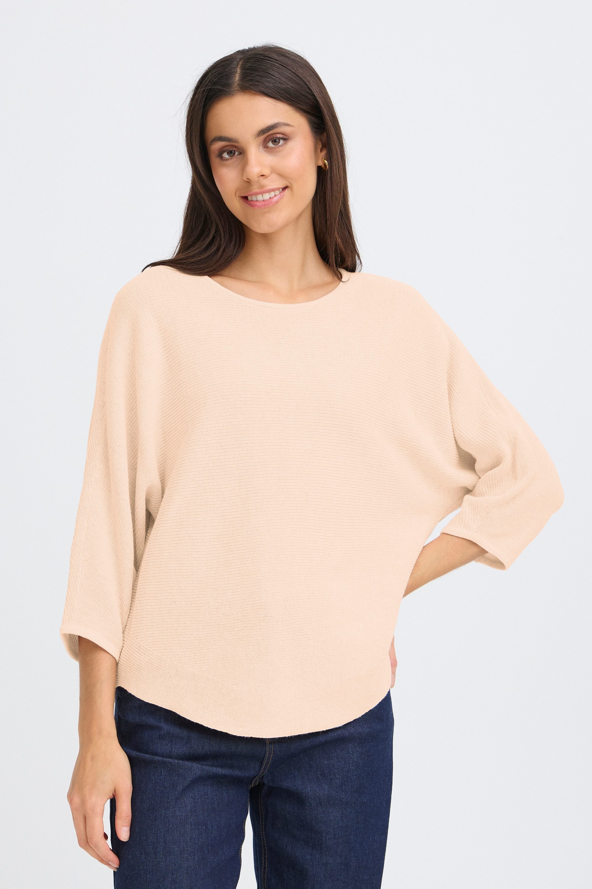 fransa Strickpullover Halblange Ärmel FRSINJA günstig online kaufen